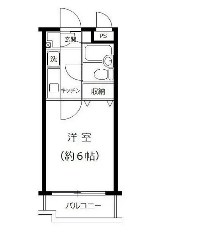 シルフィード昭島Ⅱ 2階階 間取り