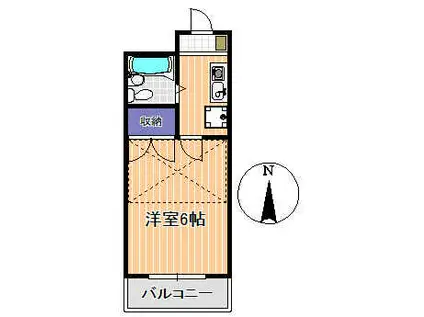 メゾン吉祥寺(1K/2階)の間取り写真