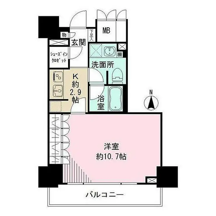 品川タワーフェイス 5階階 間取り