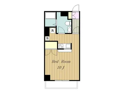 共栄町田ビル(1K/2階)の間取り写真