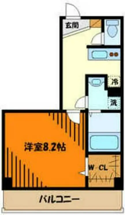 ラ・プランタン 2階階 間取り