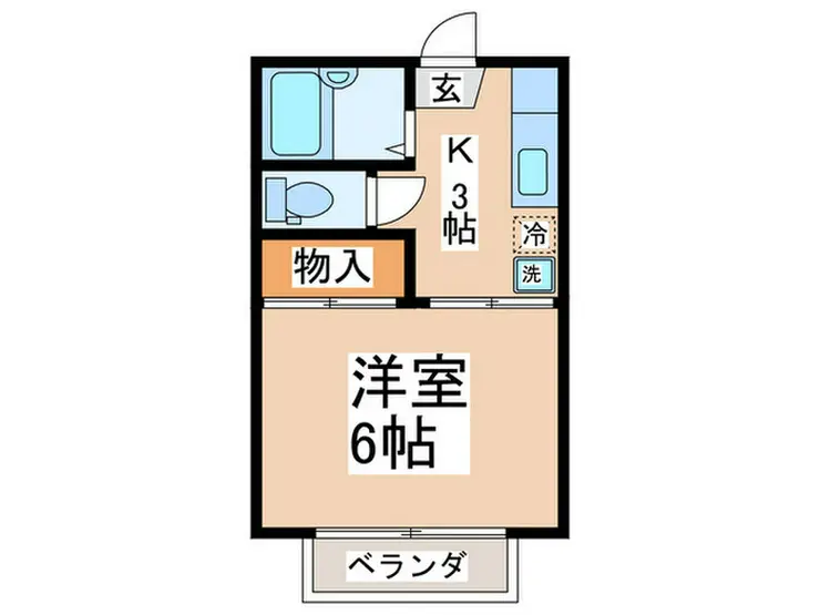 エスペランサ仙川 1階階 間取り