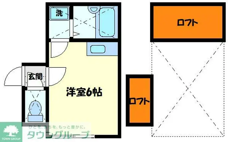 フォンターナ相模大野 2階階 間取り