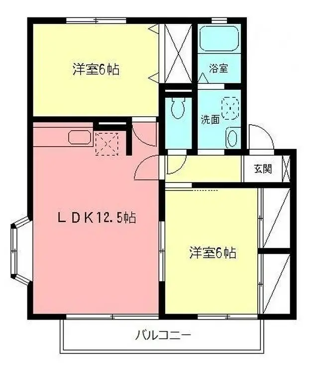 ボナールハウス I 2階階 間取り