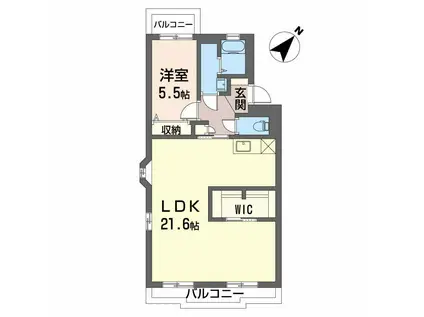 DM41(1LDK/3階)の間取り写真