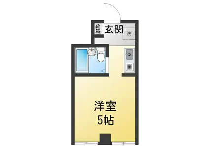 セラー227(ワンルーム/1階)の間取り写真