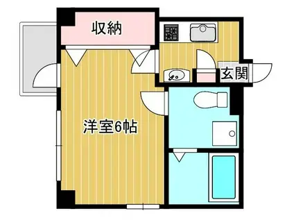 SOL LEVANTE(1K/4階)の間取り写真