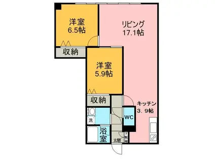 EL MIRADOR(2LDK/2階)の間取り写真