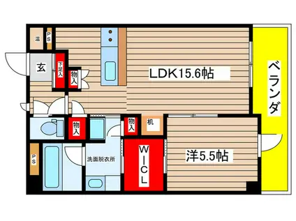 EXCEED.S(1LDK/3階)の間取り写真