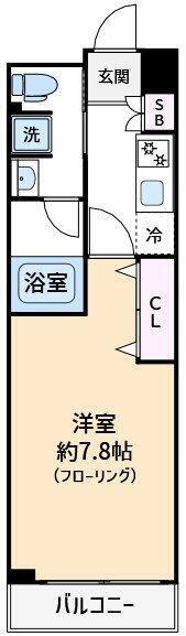 AXAS練馬(1K/1階)の間取り写真