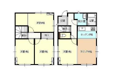 金山新東(4DK/1階)の間取り写真