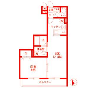 ESPOIR MASON K(1LDK/3階)の間取り写真