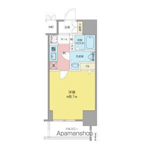 SHOKEN RESIDENCE名古屋サウス(1K/7階)の間取り写真