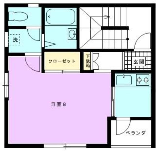 NTビル(1K/4階)の間取り写真