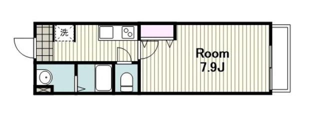PLOVER MAISON(1K/3階)の間取り写真