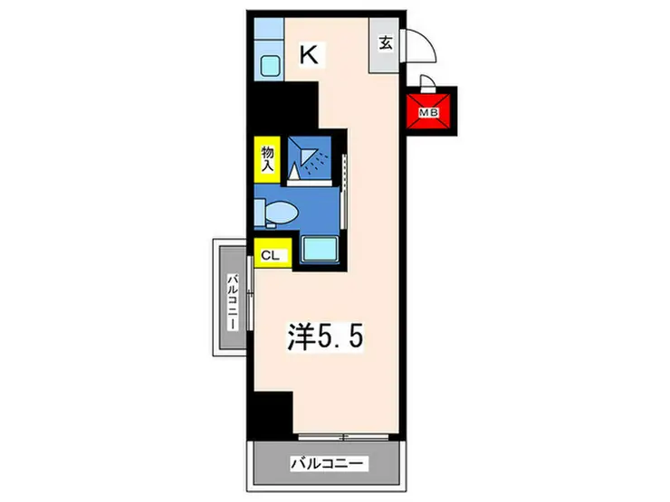 ライオンズマンション元町 4階階 間取り