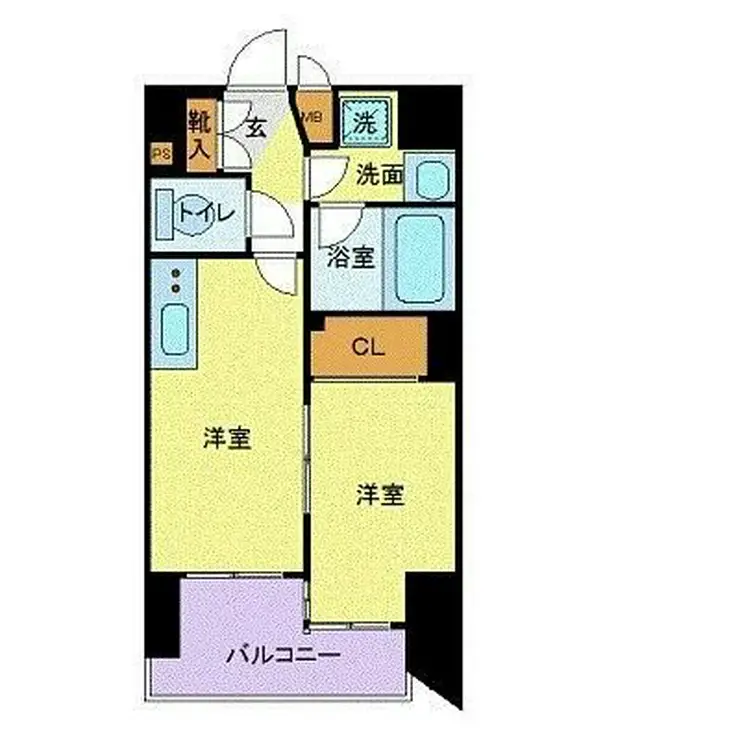 エクセルシオール渋谷 5階階 間取り