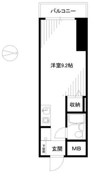 ロイヤルエクセレント学芸大 3階階 間取り
