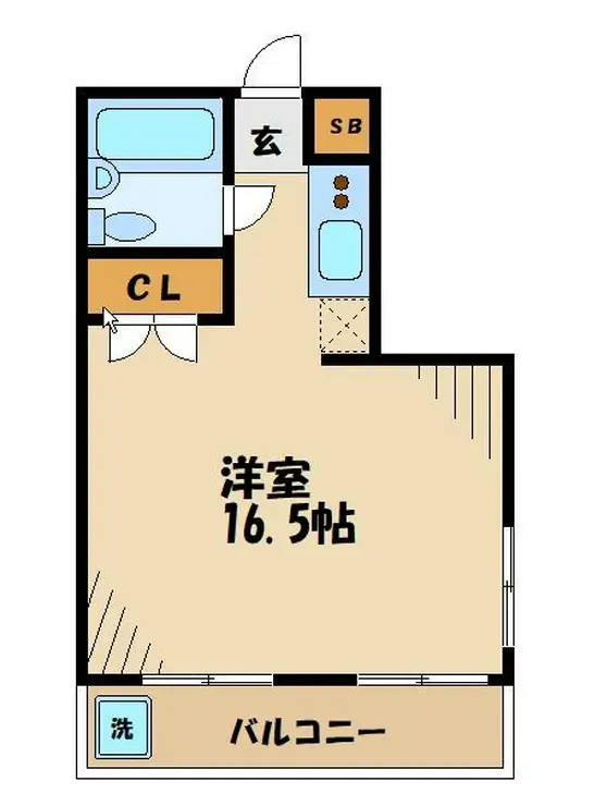 サンシャイン生田 2階階 間取り