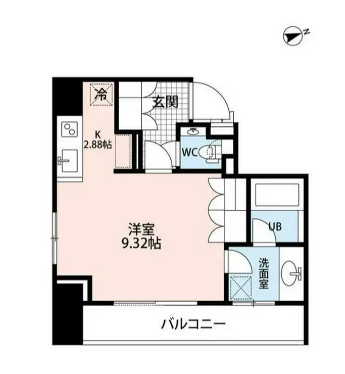 レガーロ新橋 13階階 間取り