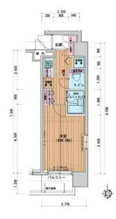 メインステージ練馬II 3階階 間取り