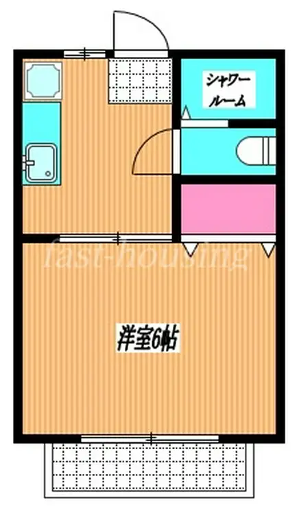 吉祥フラット 2階階 間取り