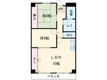 ノーザンピア(3LDK/1階)の間取り写真