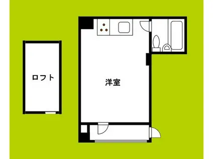 エムズ・サーティーン(ワンルーム/4階)の間取り写真