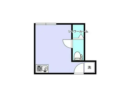 ガレリア大井町(ワンルーム/2階)の間取り写真