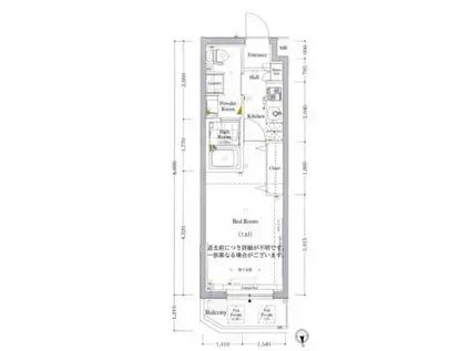 アクサス練馬(1K/1階)の間取り写真