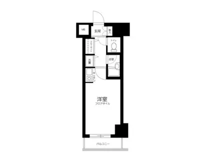 ガラ・ステージ目白台(ワンルーム/3階)の間取り写真