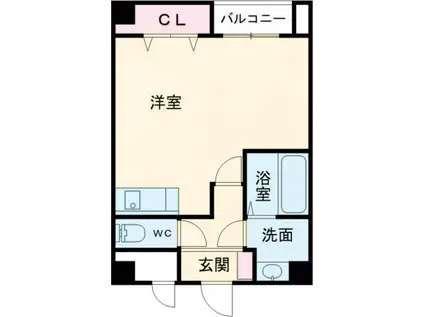 森塚第12マンション(ワンルーム/6階)の間取り写真