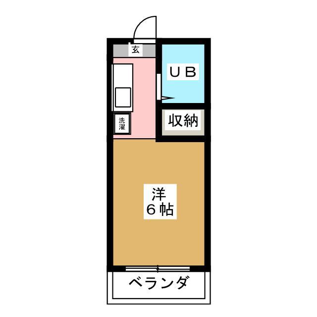 サカエヤレジデンス(ワンルーム/3階)の間取り写真