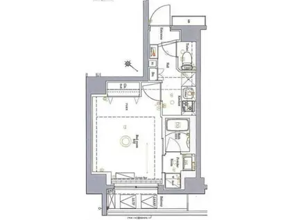 グロース堀切菖蒲園AZ(1K/5階)の間取り写真