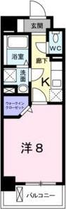 地下鉄鶴舞線 鶴舞駅 徒歩12分 3階建 築3年(1K/3階)の間取り写真