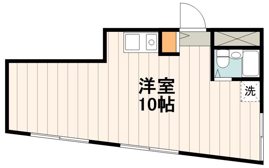 日興パレス新宿第6(ワンルーム/1階)の間取り写真