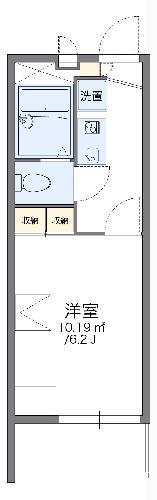 レオパレス新百合(1K/2階)の間取り写真