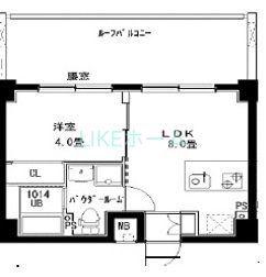 SーFORT西船橋LIBRE(1LDK/6階)の間取り写真