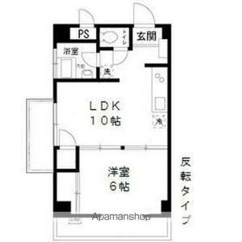 コープ大曽根(1LDK/2階)の間取り写真