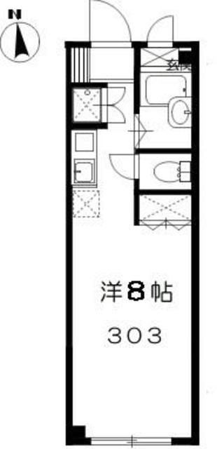 ベトレヘムハウス(ワンルーム/3階)の間取り写真