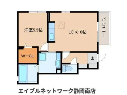 ム・ラージ III(1LDK/1階)の間取り写真