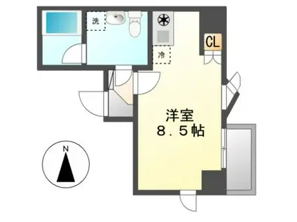 エムズマンションMSマンション(ワンルーム/4階)の間取り写真