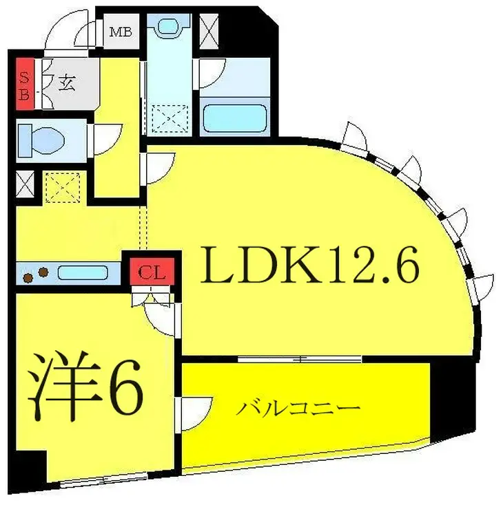 KDX川口幸町レジデンス 11階階 間取り