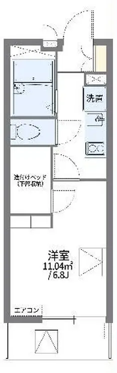 レオパレス柏の丘 3階階 間取り