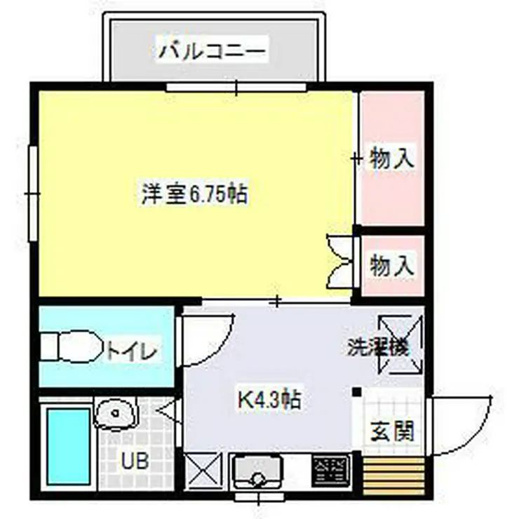 ベルシオンカーサ 1階階 間取り
