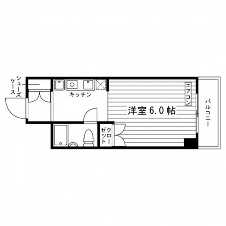 クロスコート南浦和 2階階 間取り