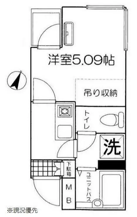 リーブラセンター北 2階階 間取り