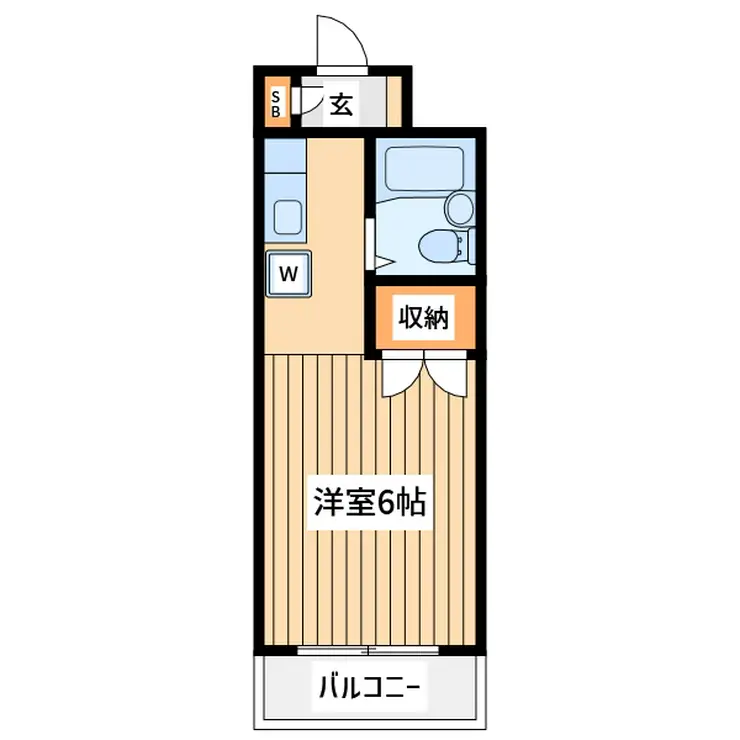 ペアヒルズ大和田 2階階 間取り