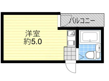 エミネント我孫子(ワンルーム/1階)の間取り写真