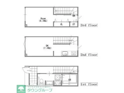 東堀切一丁目アパート計画(1DK/1階)の間取り写真